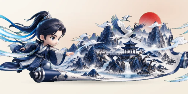 江山美景画